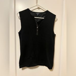 Burberry sweater vest. Cashmere. Vintage early 2000s. Small moth hole as shown.